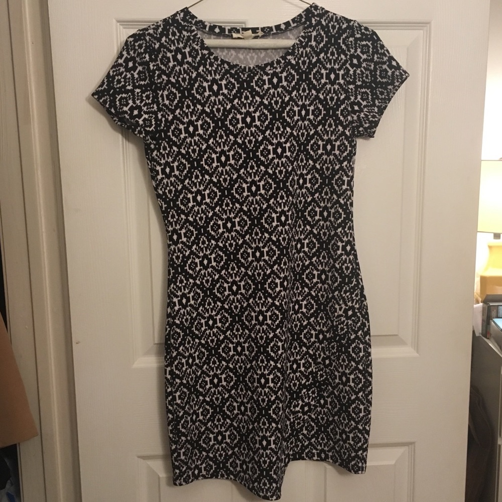 Black and White Tribal Dress